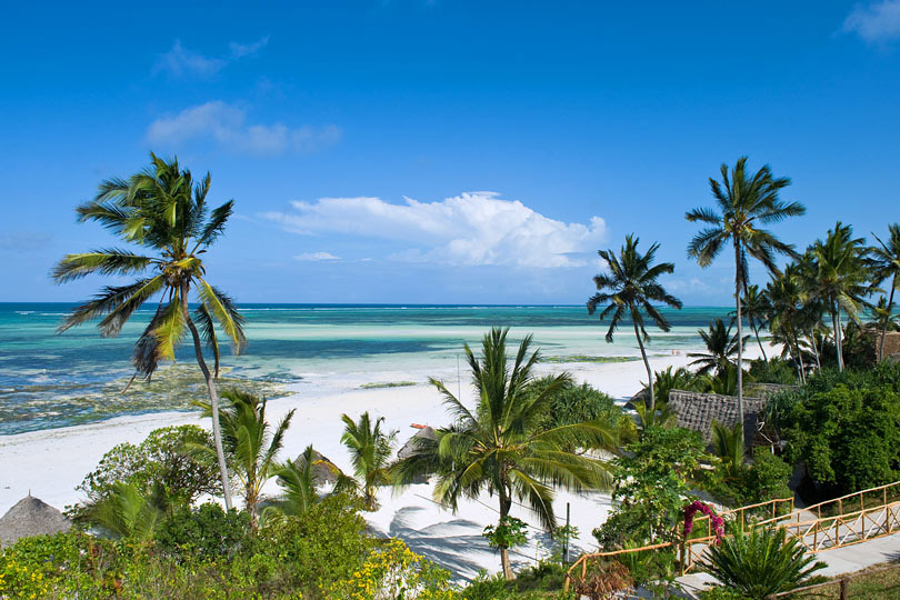 Beach resort on the South Coast of Zanzibar